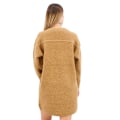 Miniatyrbillede 2 af 6: Superdry Langærmet Kort Kjole V Jumper Brun 2XS Kvinde