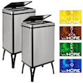Miniatyrbillede 1 af 4: Wellhome Smarte Skraldespande 40l 2 Enheder
