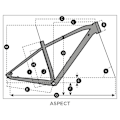 Miniatyrbillede 6 af 7: Scott Bikes Aspect 940 29´´ Shimano Alivio Rd-m3100 Mtb Cykel Blå 2XL