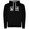 Miniatyrbillede 1 af 4: Kruskis Hættetrøje Problem Solution Swim Two-colour Sort XL Mand