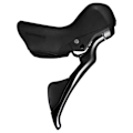 Miniatyrbillede 2 af 2: Shimano Højre Eu Bremsegreb Med Gearskifter 105 R7025 Disc Mp Sort 11s