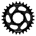 Miniatyrbillede 2 af 2: Leonardi Racing Oval Kædering Med Direkte Montering Gecko Track Rotor Rex 1/2 Sort 32t