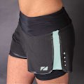 Pikkukuva 1 / 5: Zone3 Shortsit Housut Rx3 Compression 2 In 1 Musta L Nainen