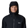 Miniatyrbillede 5 af 10: Mountain Hardwear Threshold™ Regnjakke Med Lynlås Sort XL Mand