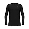 Miniatyrbillede 1 af 2: Odlo Merino 160 Langærmet Baselayer Sort M Mand