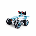 Miniatyrbillede 4 af 5: Sluban Power Bricks R/c 2.4g Car 268 Stykker Konstruktion Spil Søvfarvet