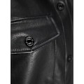 Miniatyrbillede 5 af 8: Jack & Jones Læderjakke Luna Faux Overshirt Sort XS Kvinde