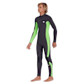 Miniatyrbillede 1 af 2: Billabong Langærmet Neoprendragt Med Lynlås Bagpå 302 Absolute Gb Sort 12 Years