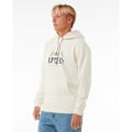 Miniatyrbillede 2 af 5: Rip Curl Down The Line Hættetrøje Hvid L Mand