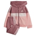 Miniatyrbillede 1 af 7: Adidas Tiberio 3 Stripes Colorblock Fleece Træningsdragt Rosa 9-12 Months Dreng