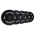 Miniatyrbillede 7 af 9: Tunturi Disk Bumper Plate Sort 20 kg