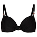 Miniatyrbillede 1 af 2: Protest Bikinitop Mix Hart Wire Sort S / C Kvinde