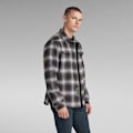 Miniatyrbillede 4 af 6: G-star Overshirt Check Brun XL Mand