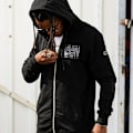 Miniatyrbillede 3 af 4: Iqon Sweatshirt Med Fuld Lynlås Explore Q Sort M Mand