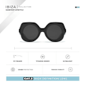 Pikkukuva 6 / 7: Hanukeii Aurinkolasit Ibiza Musta UV400 Protection/CAT3 Mies
