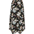 Miniatyrbillede 2 af 6: Urban Classics Nederdel Viscose Midi Sort S Kvinde