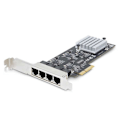 Miniatyrbillede 1 af 6: Startech Pr42gi Pci-e Netværksadapter Til Ethernet 4 Porte