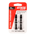 Miniatyrbillede 2 af 2: Stans No Tubes Ventiler 2 Enheder Sort 55 mm