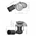 Pikkukuva 3 / 3: Maxwell Windlass Only Gypsy Rc12-10 24v 1200w 90tdc Cw Hopeinen