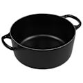 Miniatyrbillede 2 af 3: Le Creuset Kasserolle Signature 24 Cm Sort