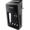 Miniatyrbillede 5 af 10: Varta Lcd Pug Oplader+ Med 4x2100mah Aa Sort