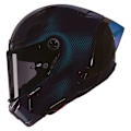 Miniatyrbillede 3 af 3: Nolan X-804 Rs Ultra Carbon Liquido Fullface-hjelm Blå XL