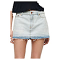 Miniatyrbillede 1 af 6: Superdry W7210317a Miniskørt Blå 28 Kvinde