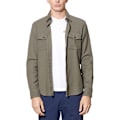 Miniatyrbillede 1 af 2: Original Penguin Cloth Loopback Overshirt Skjorte Med Lange ærmer Grøn XL Mand