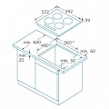 Miniatyrbillede 2 af 2: Balay Keramisk Kogeplade 3eb714lr 60 Cm Sort