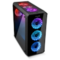 Miniatyrbillede 2 af 9: Nox Xtreme Tårnkasse Hummer Tgx Rgb Usb 3.0 Sort