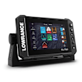 Miniatyrbillede 3 af 4: Lowrance Med Transducer Og Diagram Elite Fs 7 Active Imaging 3 In 1 Sort
