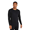 Miniatyrbillede 1 af 6: Icebreaker Merino Core Heavyweight Langærmet Baselayer Sort M Mand