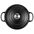 Miniatyrbillede 3 af 3: Le Creuset Kasserolle Signature 24 Cm Sort