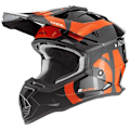 Miniatyrbillede 1 af 6: Oneal Motocross Hjelm 2 Series Slick Orange,Sort S
