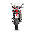 Pikkukuva 4 / 5: Akrapovic Äänenvaimennin Slip On Line Titanium Crf 1000l Africa Twin 16-18 Ref:s-h10so16-wt Hopeinen