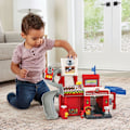 Pikkukuva 6 / 6: Vtech Ttb-paloasema + Urhea Palokunta-auto