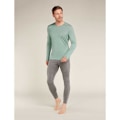 Miniatyrbillede 6 af 7: Icebreaker Merino 200 Oasis Langærmet Baselayer Grøn XL Mand