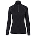 Miniatyrbillede 1 af 2: Thermowave Langærmet Basislag Merino Xtreme Zip Sort XL Kvinde