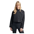 Miniatyrbillede 1 af 5: Superdry Jakke Run Cropped Weatherproof Sort M Kvinde