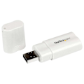 Miniatyrbillede 1 af 6: Startech Lydkort Estereo Usb Hvid