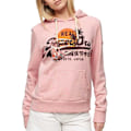 Miniatyrbillede 1 af 5: Superdry La Vl Graphic R Hættetrøje Rosa S Kvinde