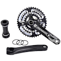 Miniatyrbillede 1 af 3: Prowheel Mpl 3x10s Kranksæt Sort 170 mm / 42/32/24t