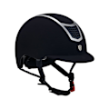 Miniatyrbillede 1 af 6: Equestro Hjelm Modello Eclipse Plain Velvet (3 Padding)  59-61 cm