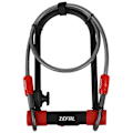 Miniatyrbillede 3 af 10: Zefal U-lås Med Kabel K-traz U13 Søvfarvet 230 x 115 x 13 mm / 10 x 1200 mm