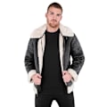 Miniatyrbillede 1 af 6: Alpha Industries B3 Fl Jakke Sort S Mand