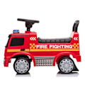 Miniatyrbild 4 av 10: Devessport Rid På Mercedes Truck Actros Fireman Röd 1-3 Years