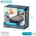 Miniatyrbillede 7 af 8: Intex Madras Dura-beam Standard Deluxe Pillow Sort 99 x 191 x 42 cm