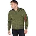 Miniatyrbillede 1 af 6: Alpha Industries Ma-1 Tt Jakke Grøn M Mand