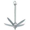 Pikkukuva 1 / 2: Plastimo Folding Grapnel With Straight Flukes 5.5 Harmaa 5.5 kg