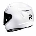 Miniatyrbillede 2 af 4: Hjc Rpha 12 Solid Fullface-hjelm Hvid XS